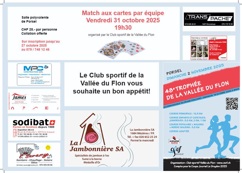 set de table match aux cartes